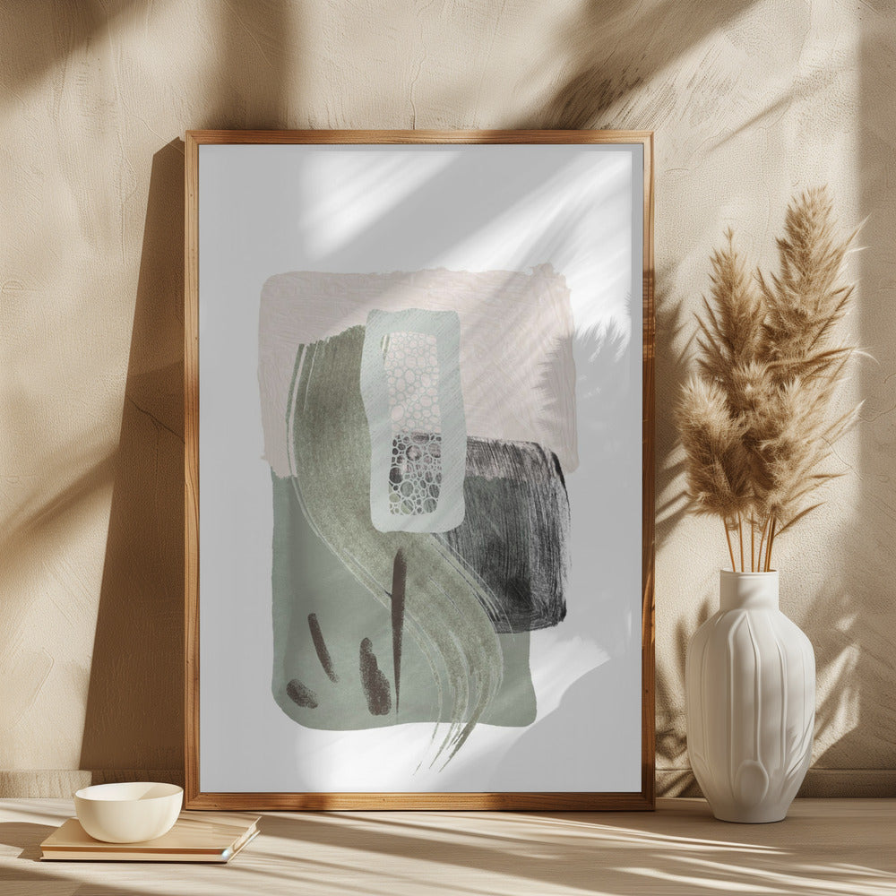 Shadows of Emerald-2 Poster och Canvastavla