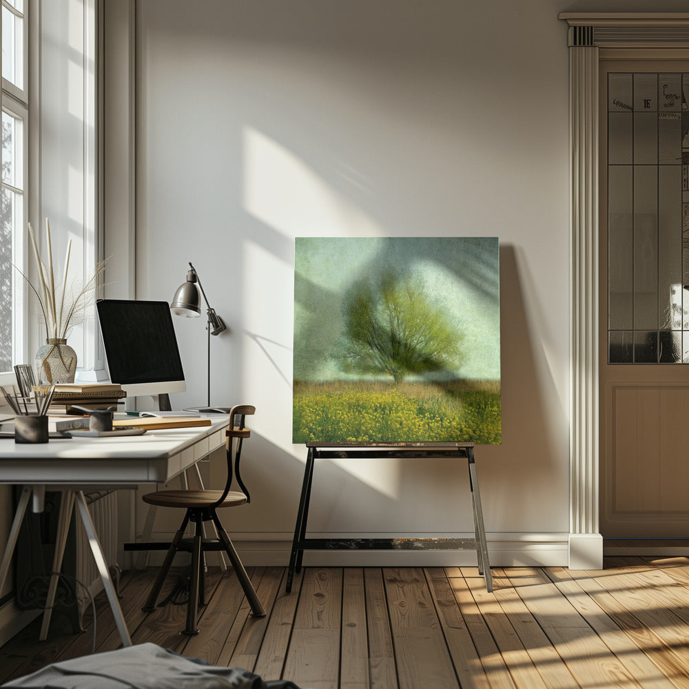 In the yellow field Poster och Canvastavla