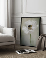 Single White Poster och Canvastavla