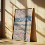 Sunset Over Paris 70x100 Poster och Canvastavla
