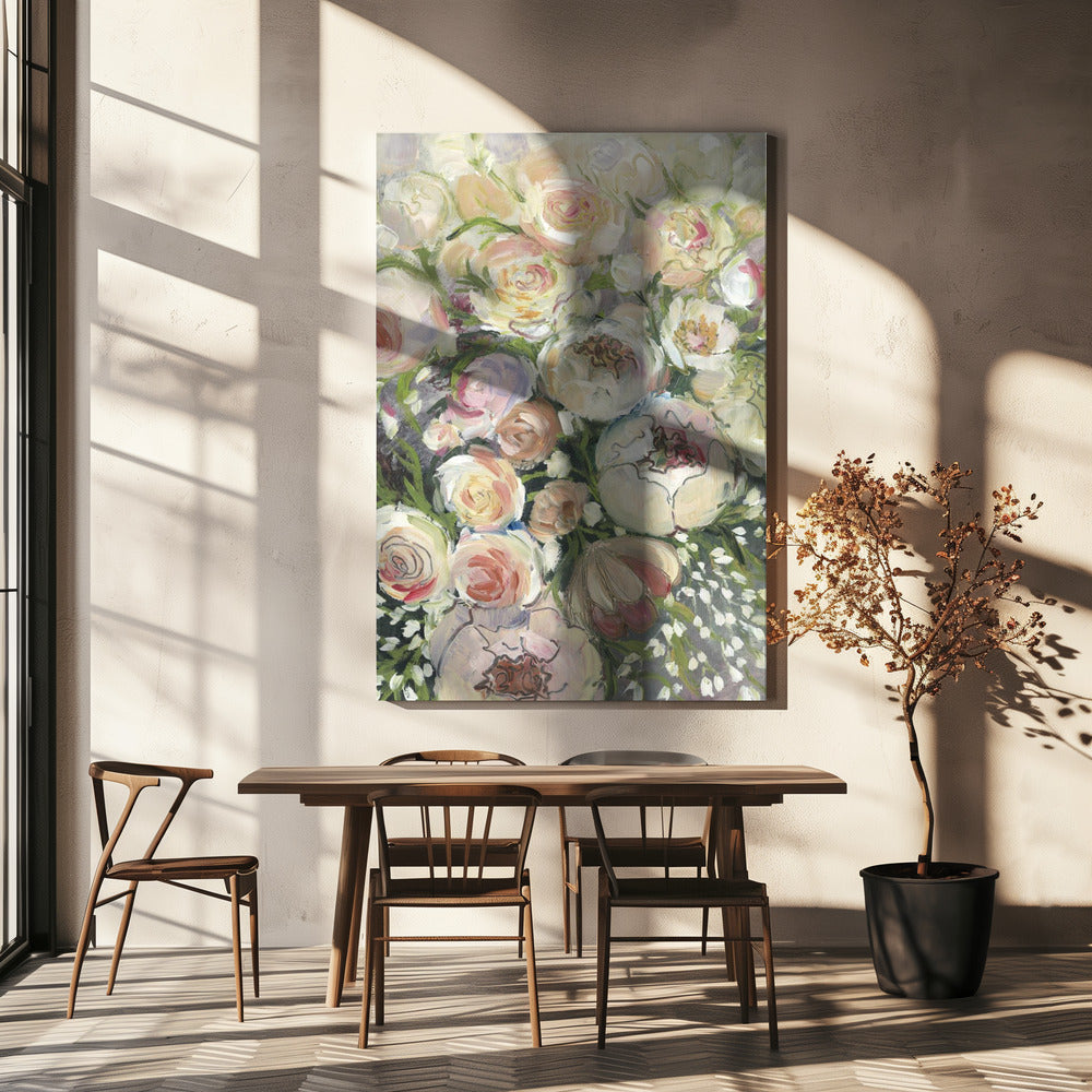 Maeve painterly florals Poster och Canvastavla