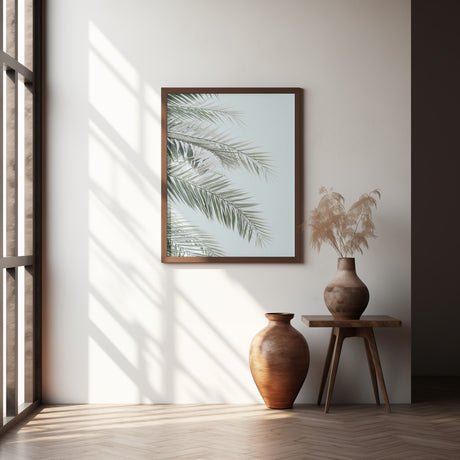 Blue Palms Poster och Canvastavla