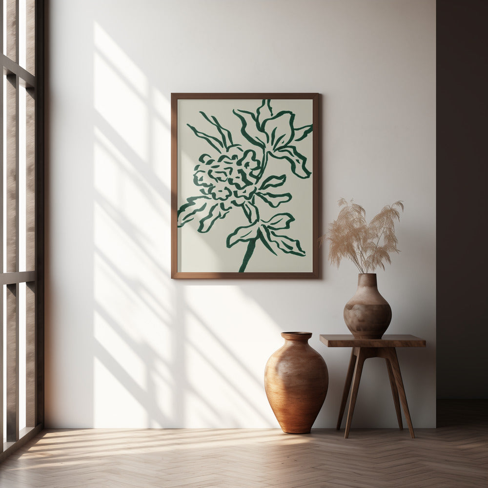 Flower Poster och Canvastavla