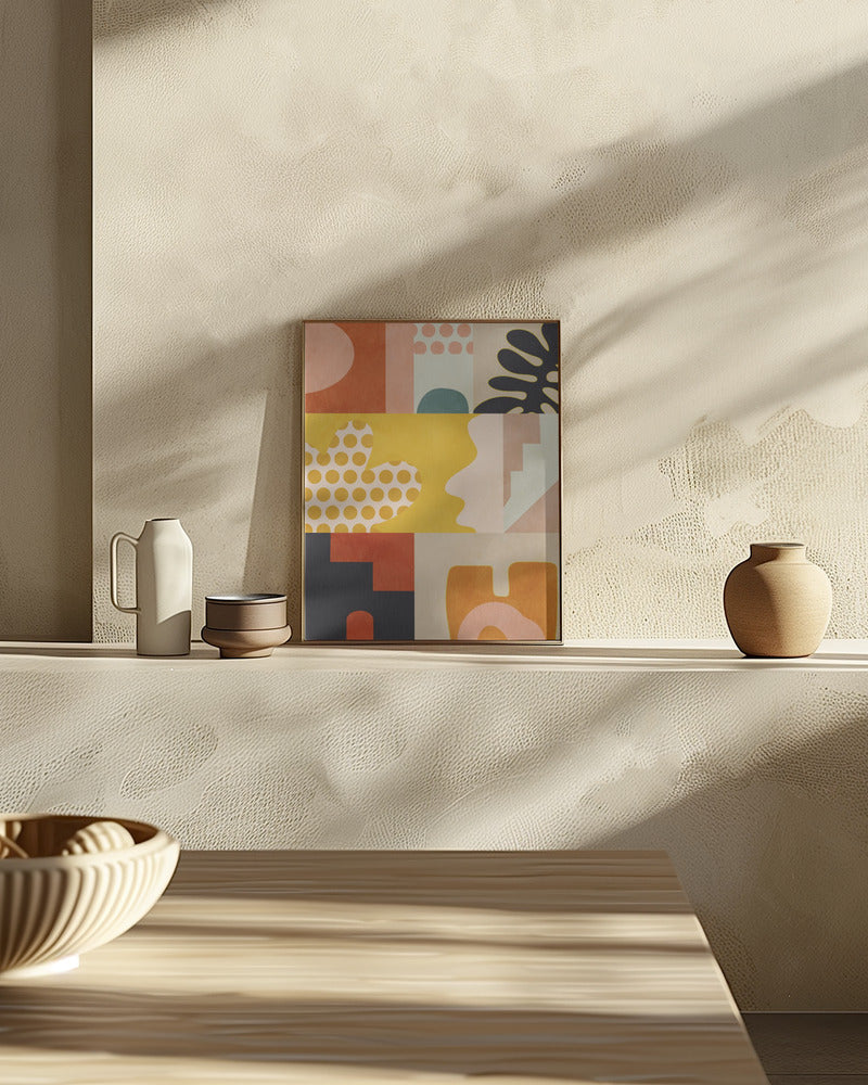 Playing Around Shapes 6 Poster och Canvastavla