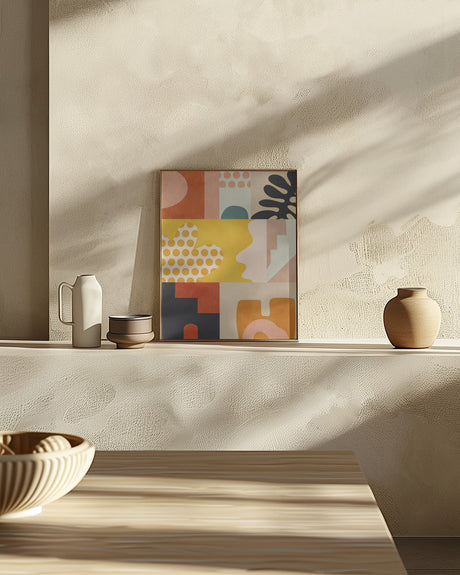 Playing Around Shapes 6 Poster och Canvastavla