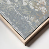 Botanical White Textured Floral 2 Poster och Canvastavla