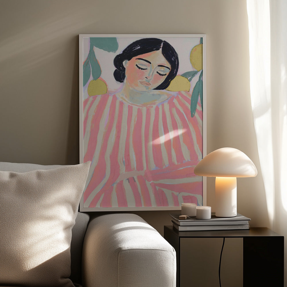 Zenandzest(versionpastelpink) Poster och Canvastavla