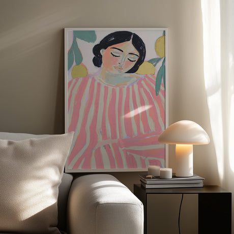 Zenandzest(versionpastelpink) Poster och Canvastavla