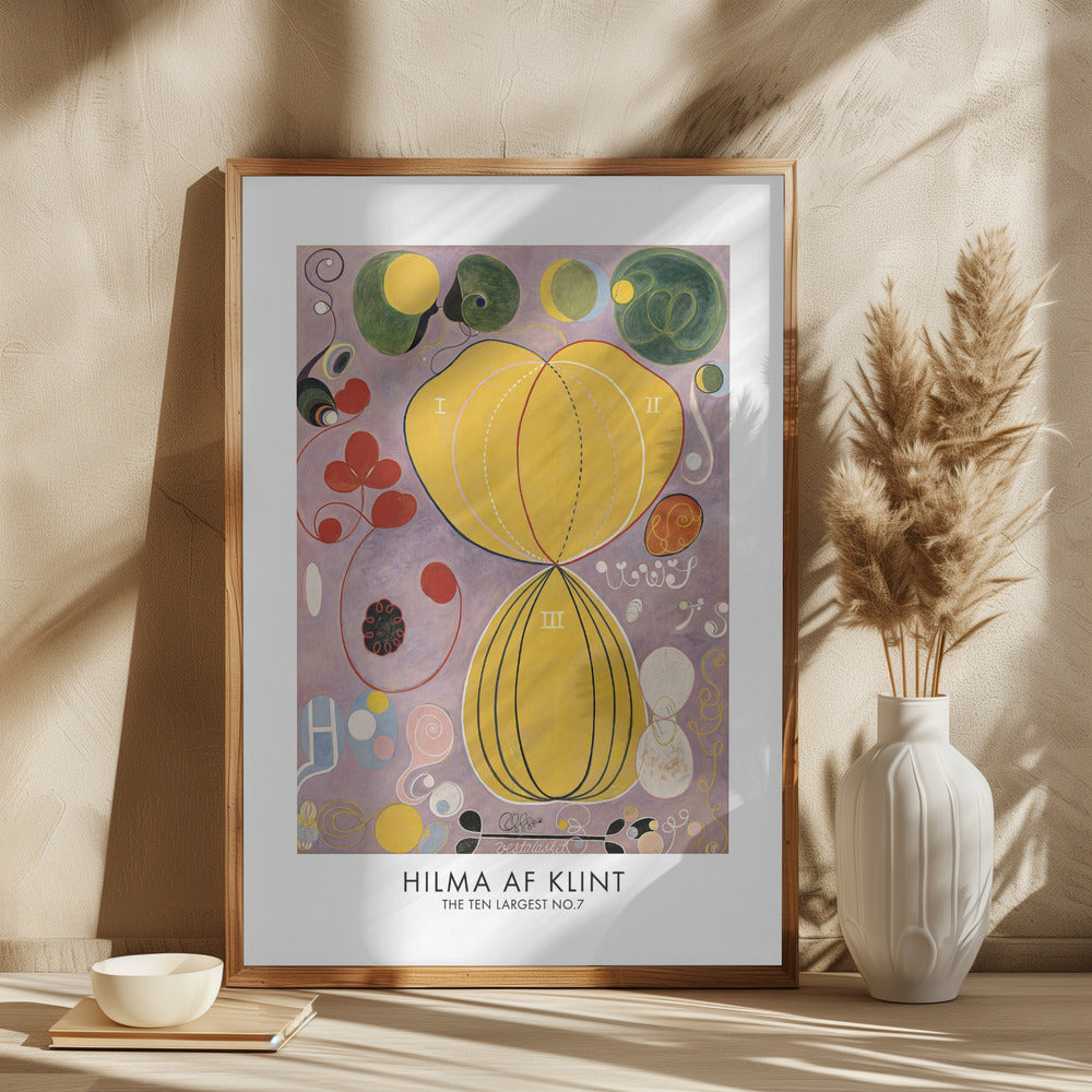 The Ten Largest No.7 Poster Poster och Canvastavla