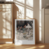 Around the Evening Lamp (1900) Poster och Canvastavla