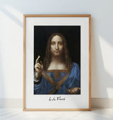 Salvator Mundi (circa 1500) Poster och Canvastavla