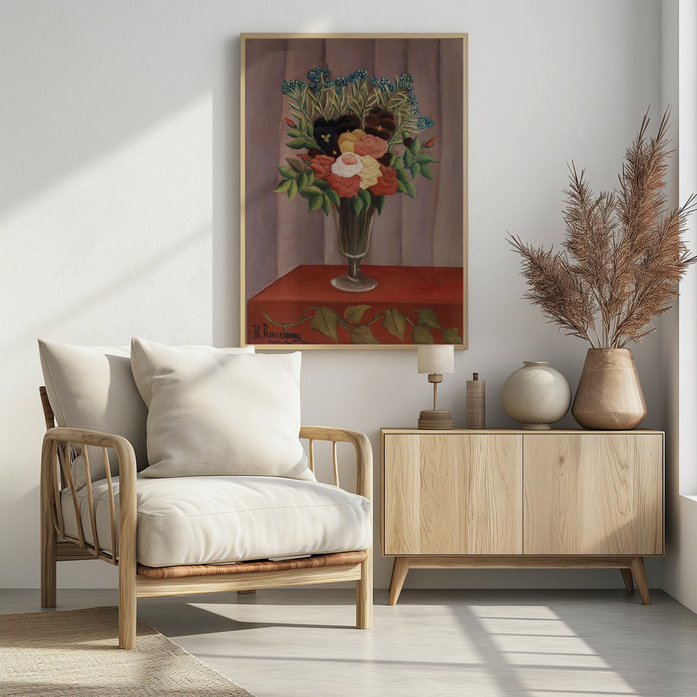 Bouquet De Fleurs 1910 Poster och Canvastavla