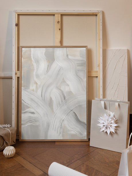 Abstract Brush Strokes 126 Poster och Canvastavla
