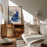 Vase and Woman Poster och Canvastavla