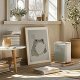 Grumpy Frog I Poster och Canvastavla