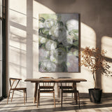 Sady painterly florals in green Poster och Canvastavla