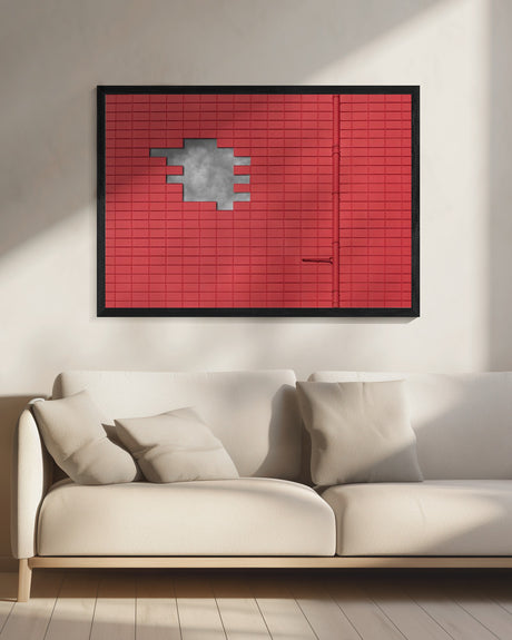 A break in the wall Poster och Canvastavla