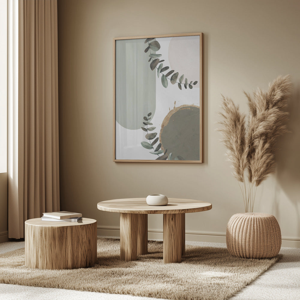 Green In Boho 2 Poster och Canvastavla