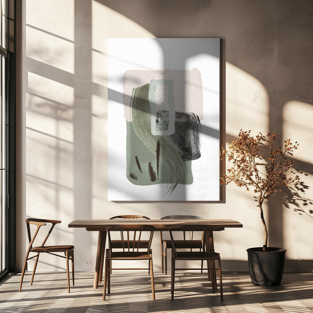 Shadows of Emerald-2 Poster och Canvastavla