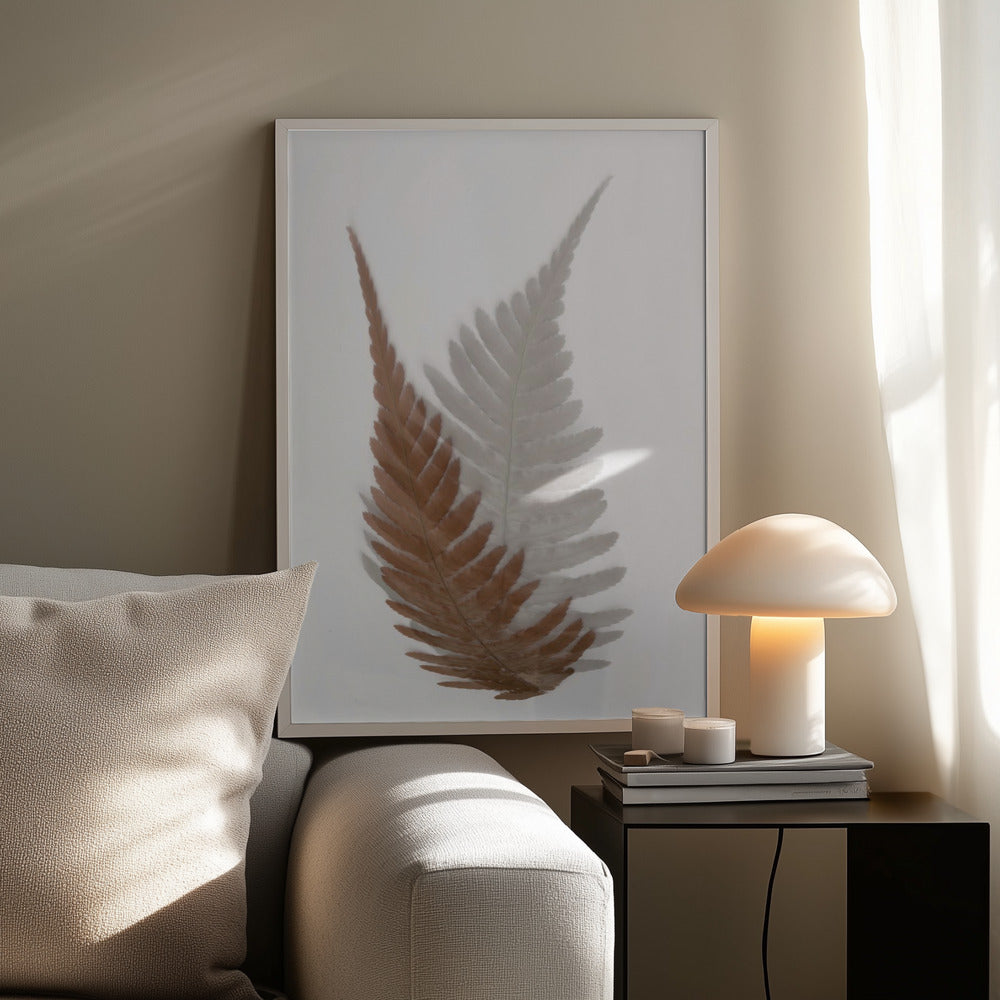Autumn Fern Poster och Canvastavla