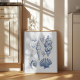 11x14 Shell Collage Poster och Canvastavla