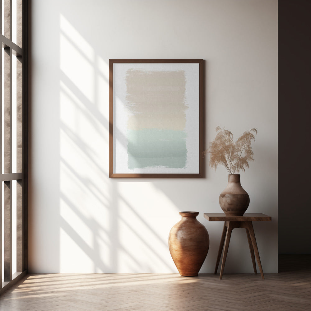 Pastel Abstract Poster och Canvastavla