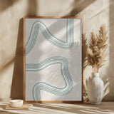 Abstracto Twist Poster och Canvastavla