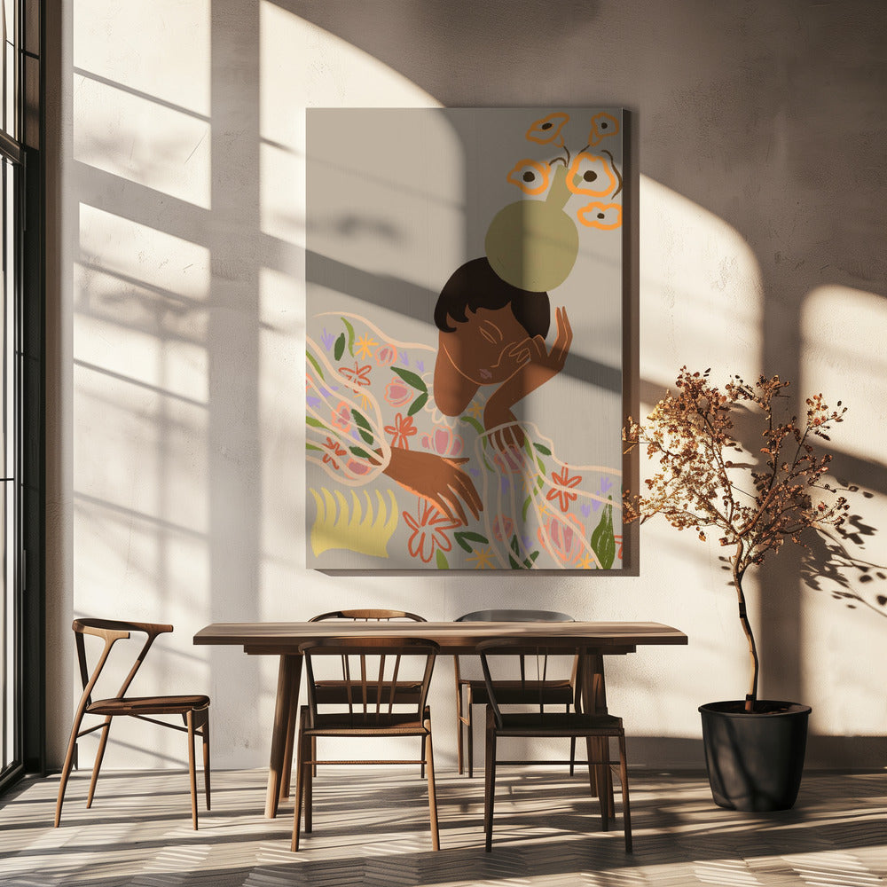 The Overthinker Poster och Canvastavla