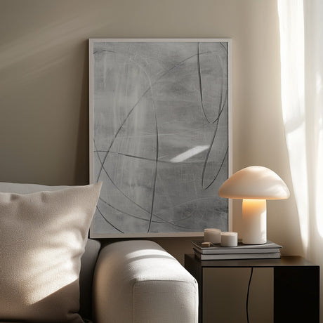 Gray context I Poster och Canvastavla
