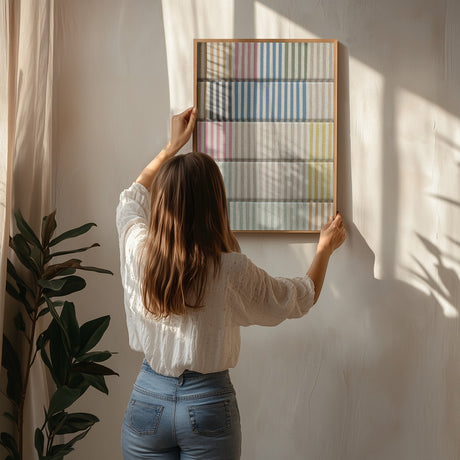 Pelco Stripe Multi Pictufy Poster och Canvastavla