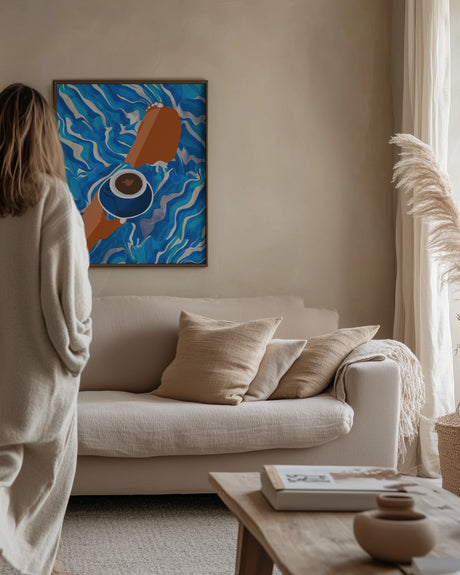 Leisurely Sunday Morning Poster och Canvastavla