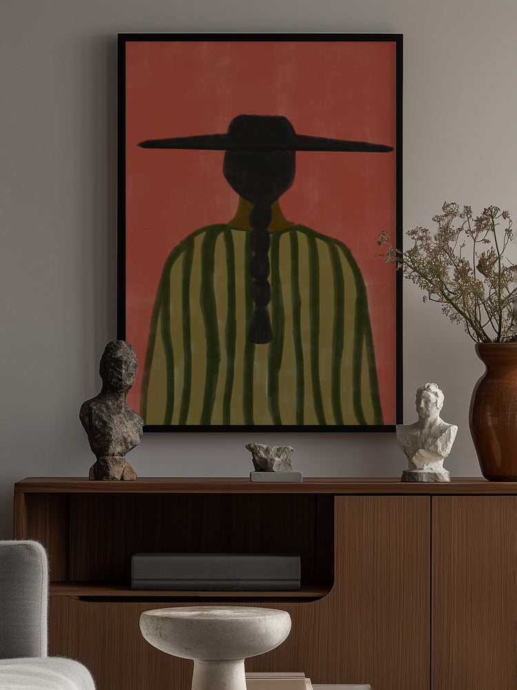 Southwester Woman No.2 Poster och Canvastavla