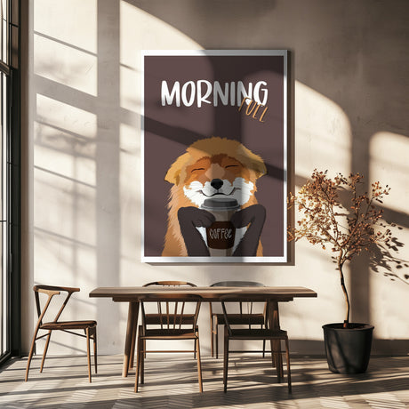 Morning Fuel Poster och Canvastavla