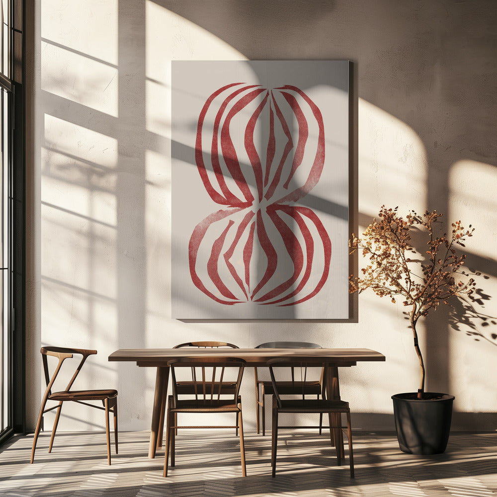 New Vase Line Art Poster och Canvastavla