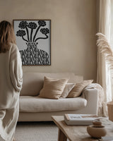 Vase and Flowers 03 Theprintablestudio 24x32inch Poster och Canvastavla