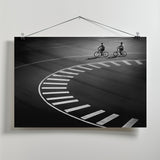 Bicycle track Poster och Canvastavla