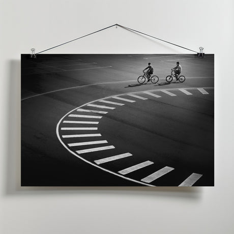 Bicycle track Poster och Canvastavla