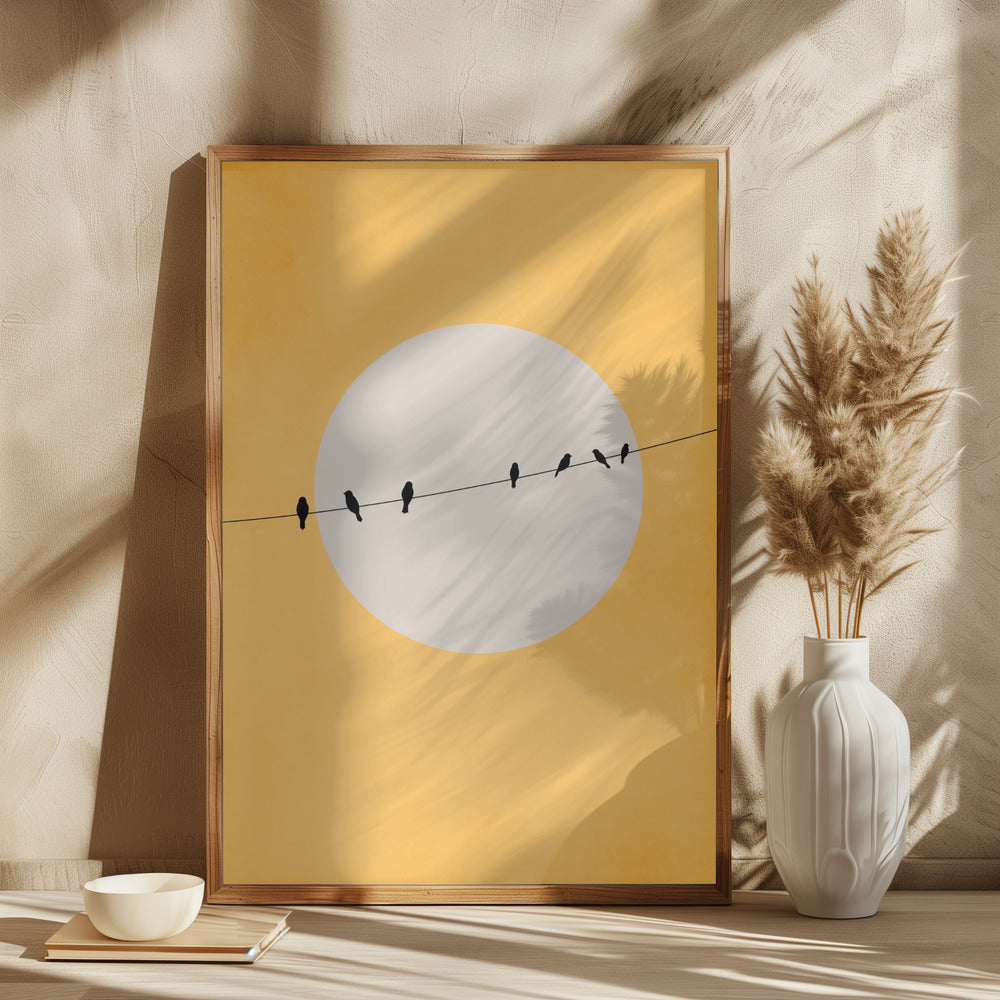 Chirping and Chilling Poster och Canvastavla