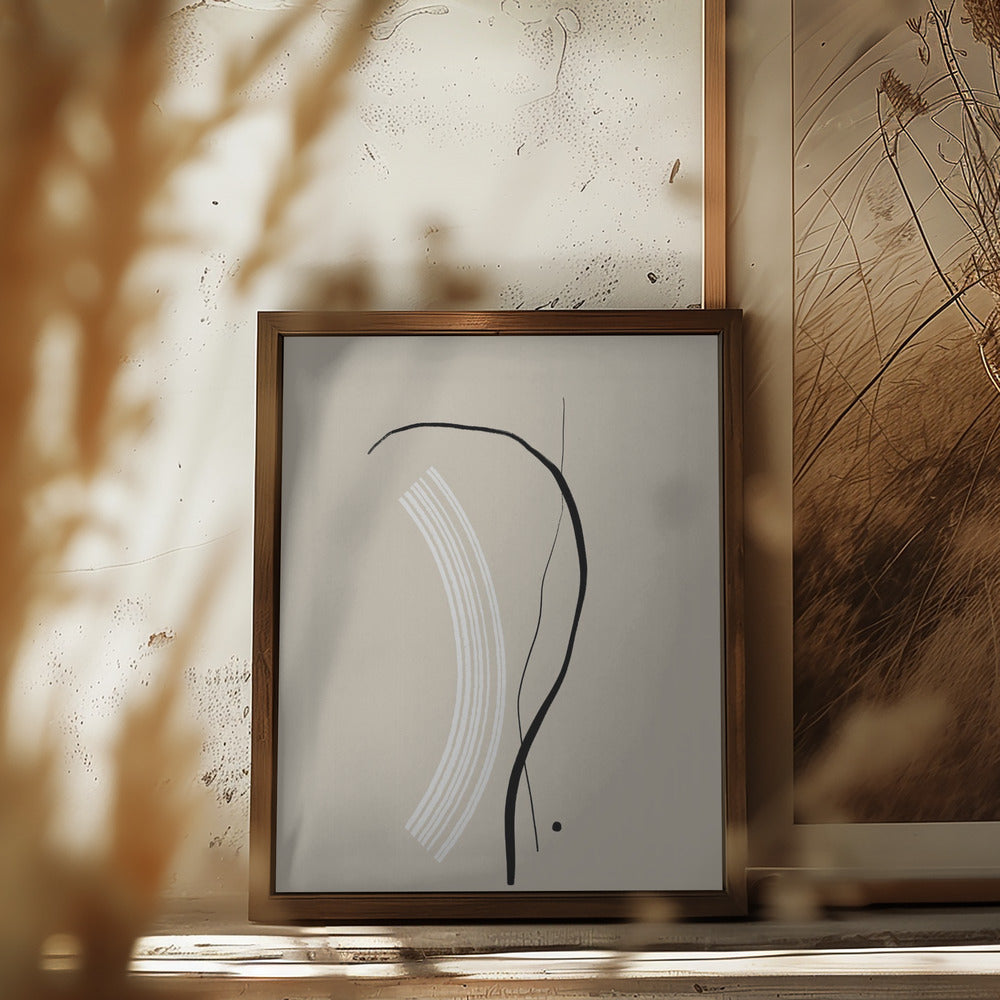 Composition of Lines - The First Poster och Canvastavla
