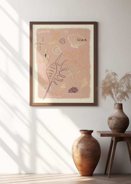 Shells Poster och Canvastavla