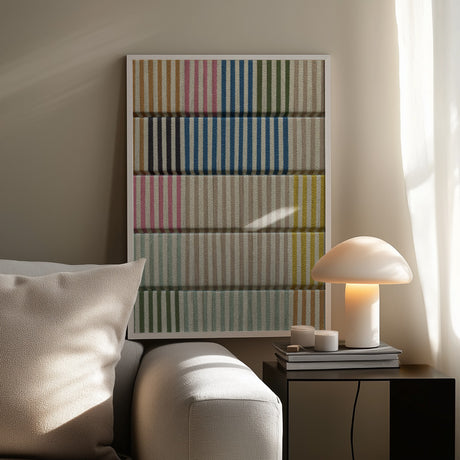 Pelco Stripe Multi Pictufy Poster och Canvastavla