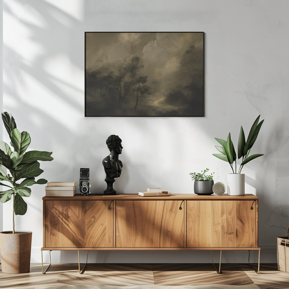 Moody Woods Poster och Canvastavla