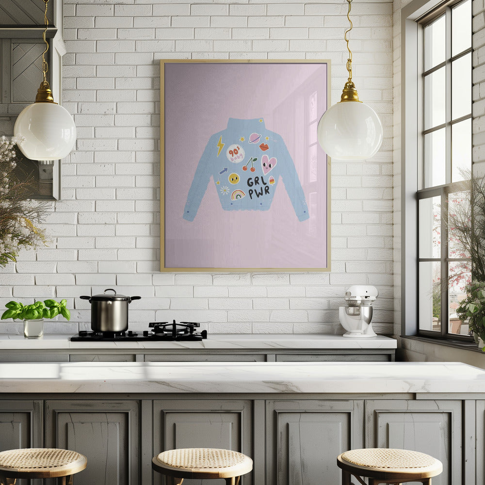 90s Baby Poster och Canvastavla
