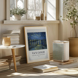 The Starry Night Over The Rhone Poster och Canvastavla