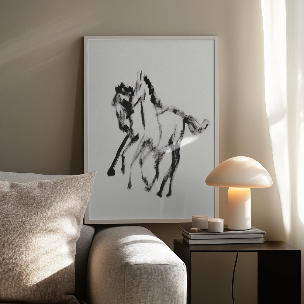 Horse 128 Poster och Canvastavla