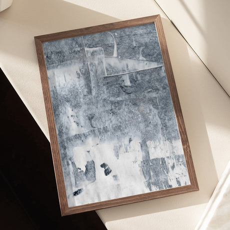 Concrete structure 12 Abstract painting mural Poster och Canvastavla