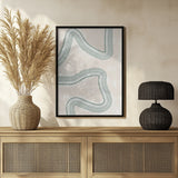 Abstracto Twist Poster och Canvastavla