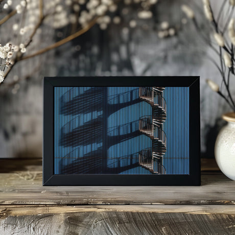 Spiral Staircase and shadows Poster och Canvastavla