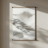 Cloudy White Poster och Canvastavla