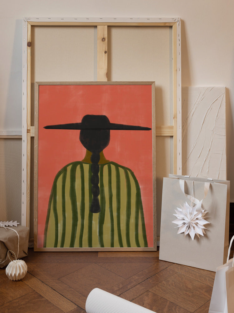 Southwester Woman No.2 Poster och Canvastavla